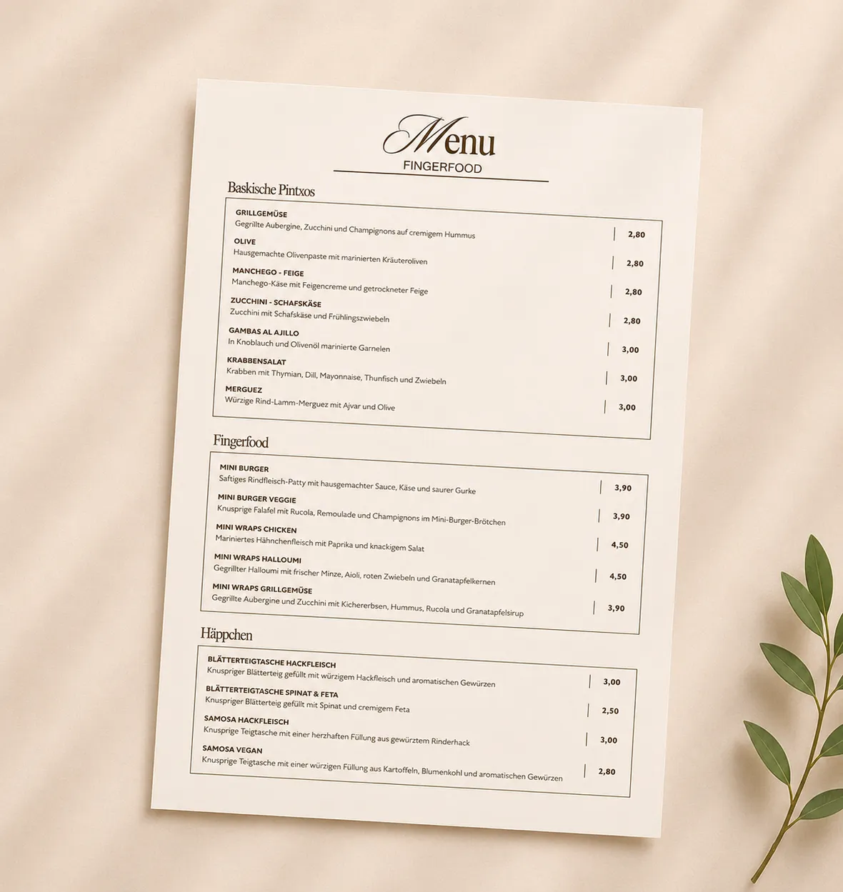 Fingerfood-Auswahl – kreative Häppchen für Events